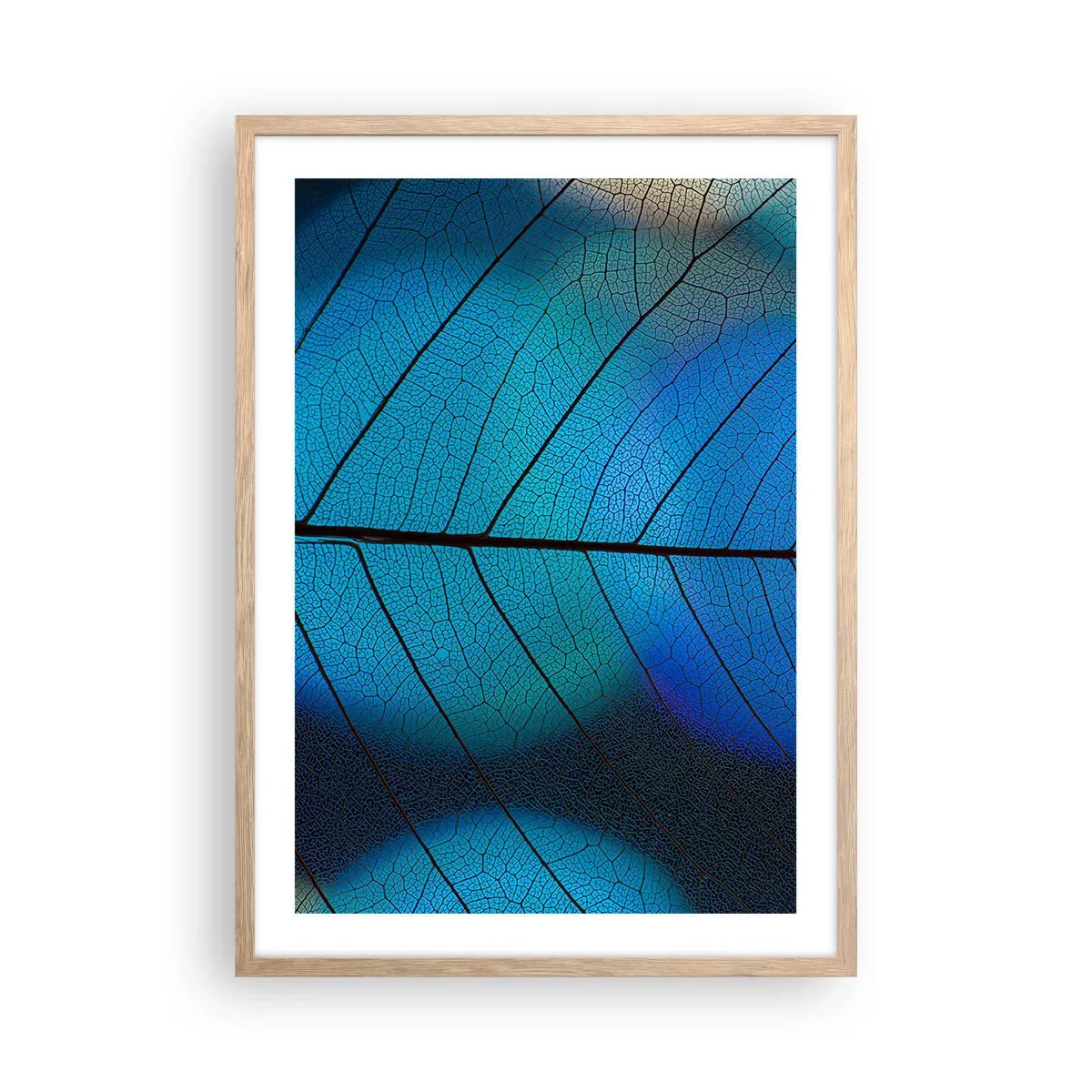 Plakat w ramie jasny dąb - Misterna budowa - 50x70 cm