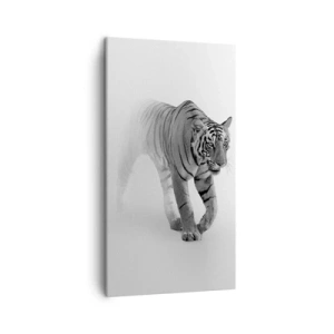 Obraz na płótnie - Przyczajony we mgle - 45x80 cm