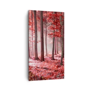 Obraz na płótnie - Czerwony równie piękny - 45x80 cm