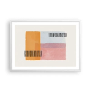 Plakat w białej ramie - Z kąta w kąt - 70x50 cm