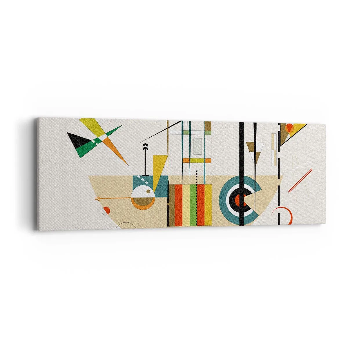 Obraz na płótnie - I świat się śmieje - 90x30 cm