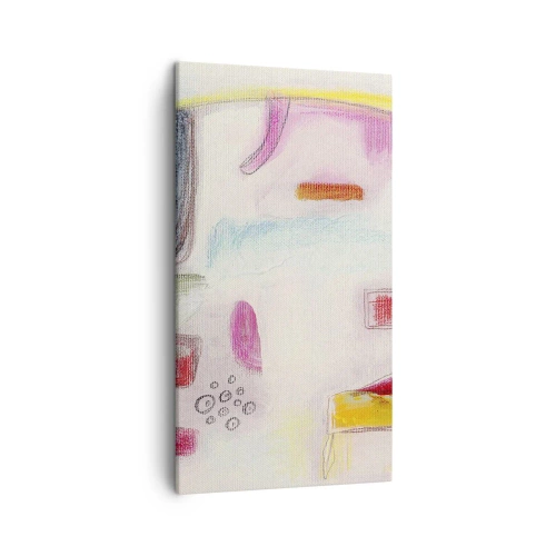 Obraz na płótnie - Bardziej wypukłe niż wklęsłe czy płaskie - 45x80 cm
