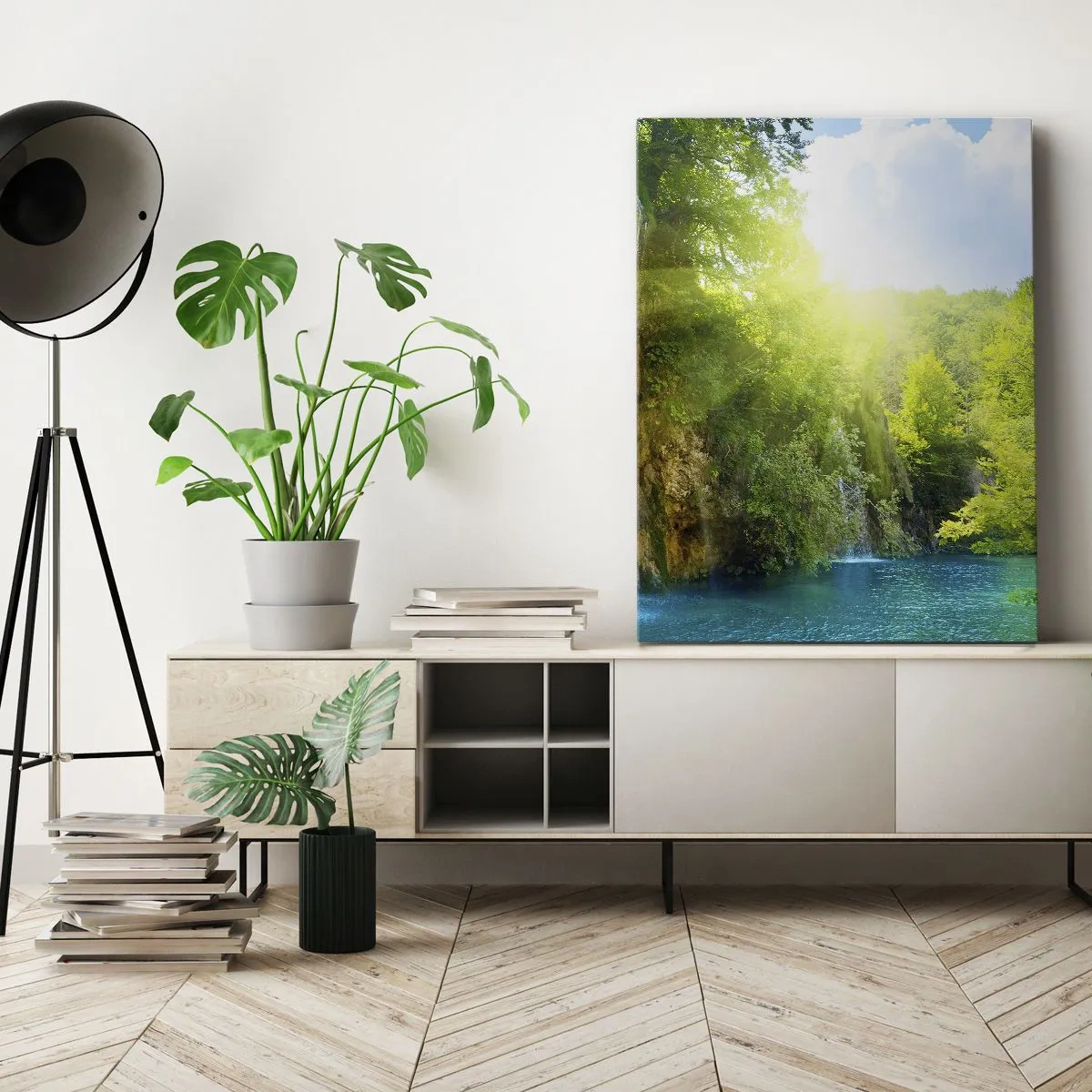 Obraz na płótnie - To musi być Eden - 65x120 cm