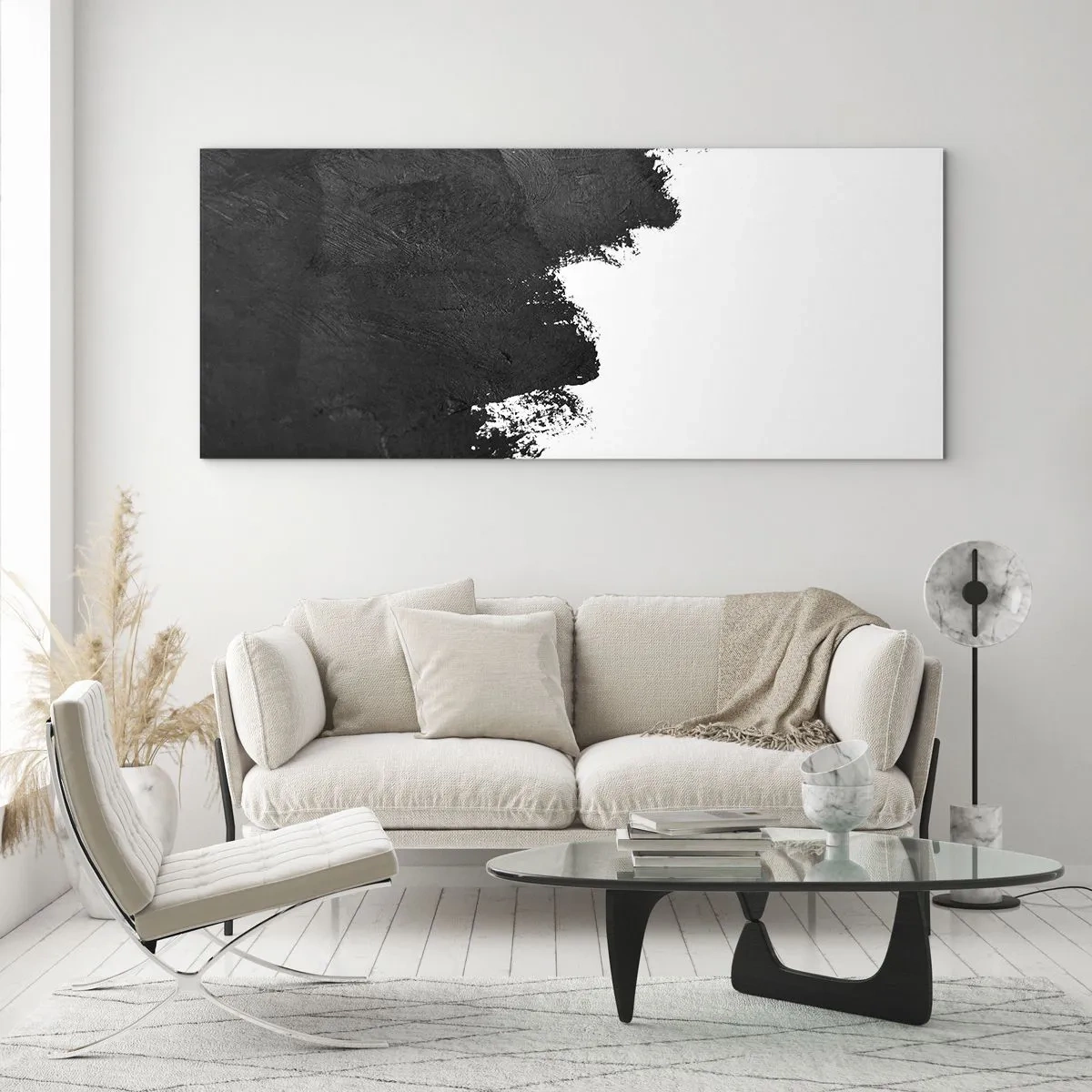 Obraz na szkle - Żywioły: ziemia - 100x40 cm