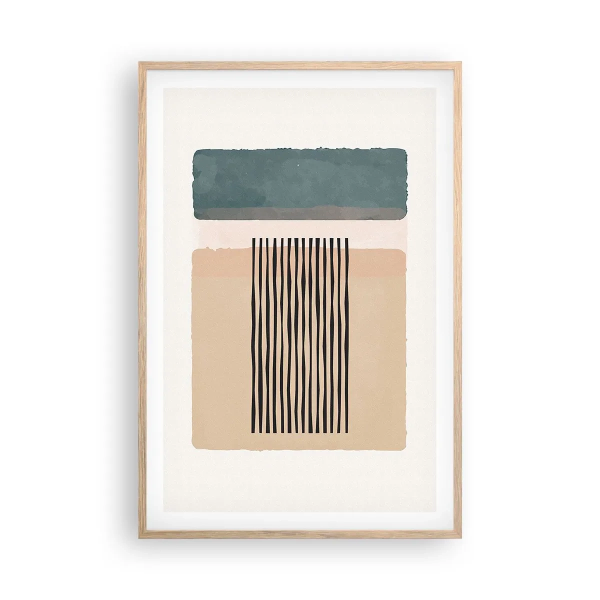 Plakat w ramie jasny dąb - Wszystko w porządku - 61x91 cm