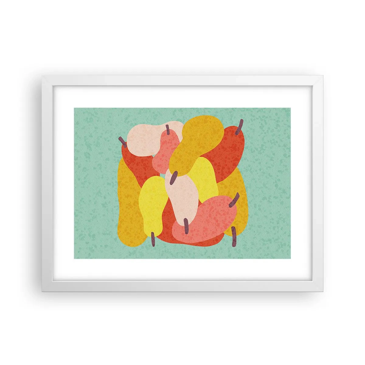 Plakat w białej ramie - Spróbuj letniego słońca - 40x30 cm