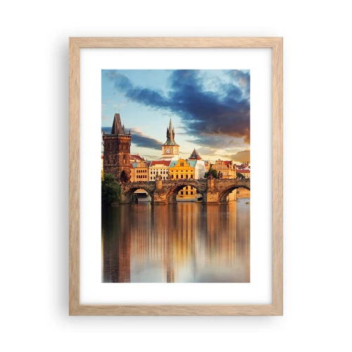 Plakat w ramie jasny dąb - Piękna od wieków - 30x40 cm