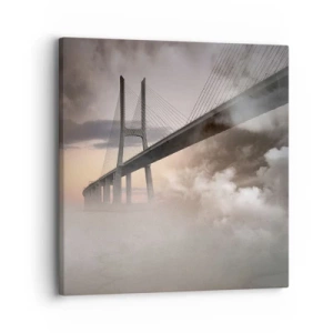 Obraz na płótnie - Nad rzeką, której nie ma - 30x30 cm