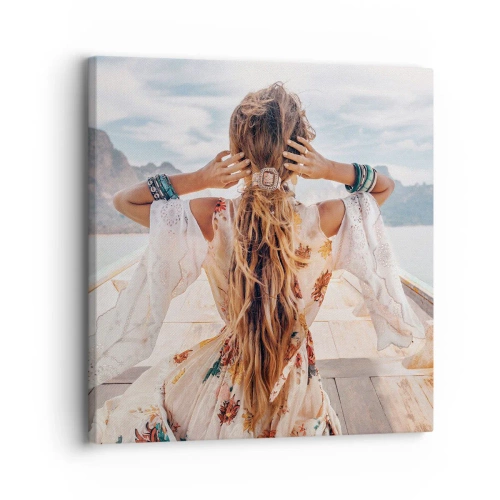 Obraz na płótnie - W drodze ku szczęściu - 30x30 cm