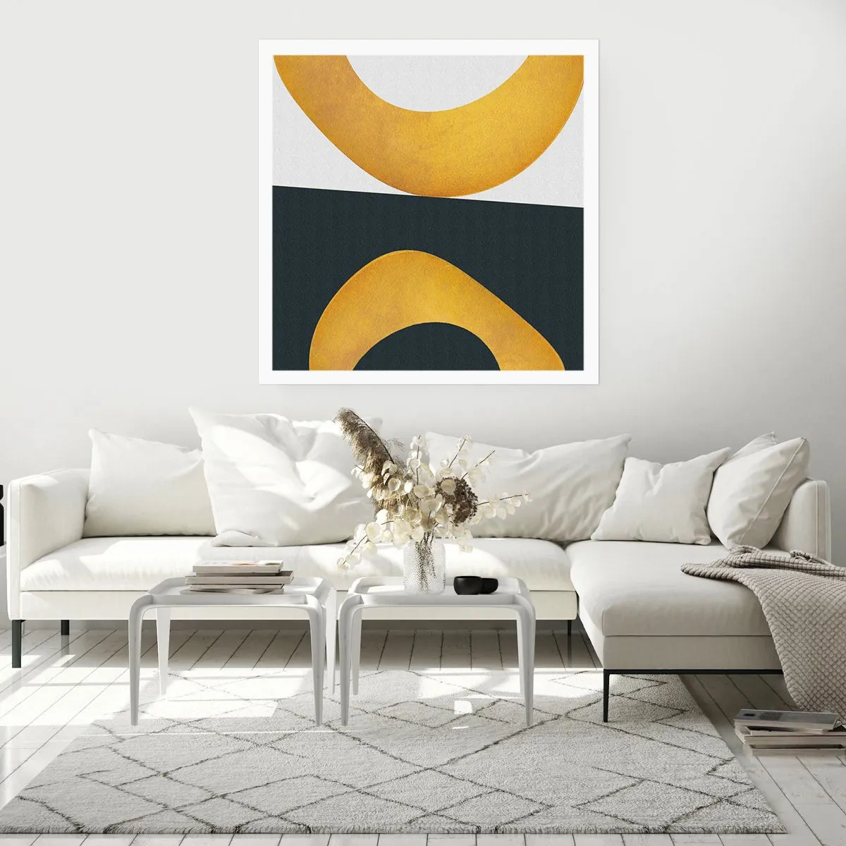 Plakat - Po pierwsze: złoto - 30x30 cm