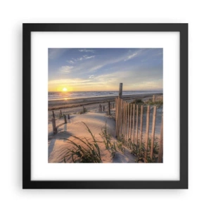 Plakat w czarnej ramie - Blask i cień wiatru - 30x30 cm