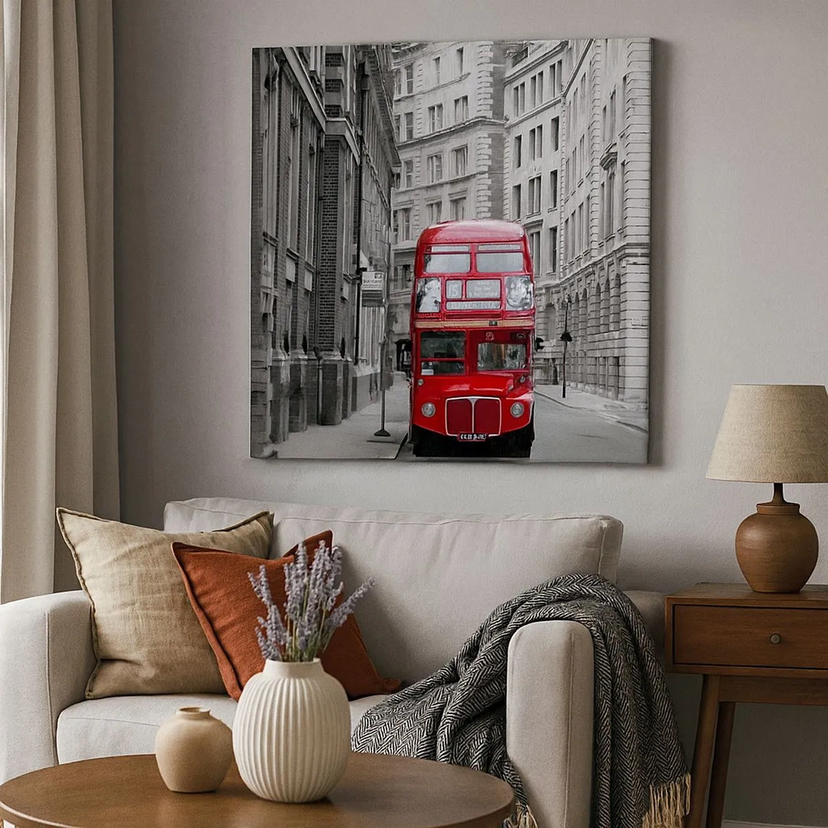 Obraz na płótnie - Codzienność nie musi być szara - 30x30 cm