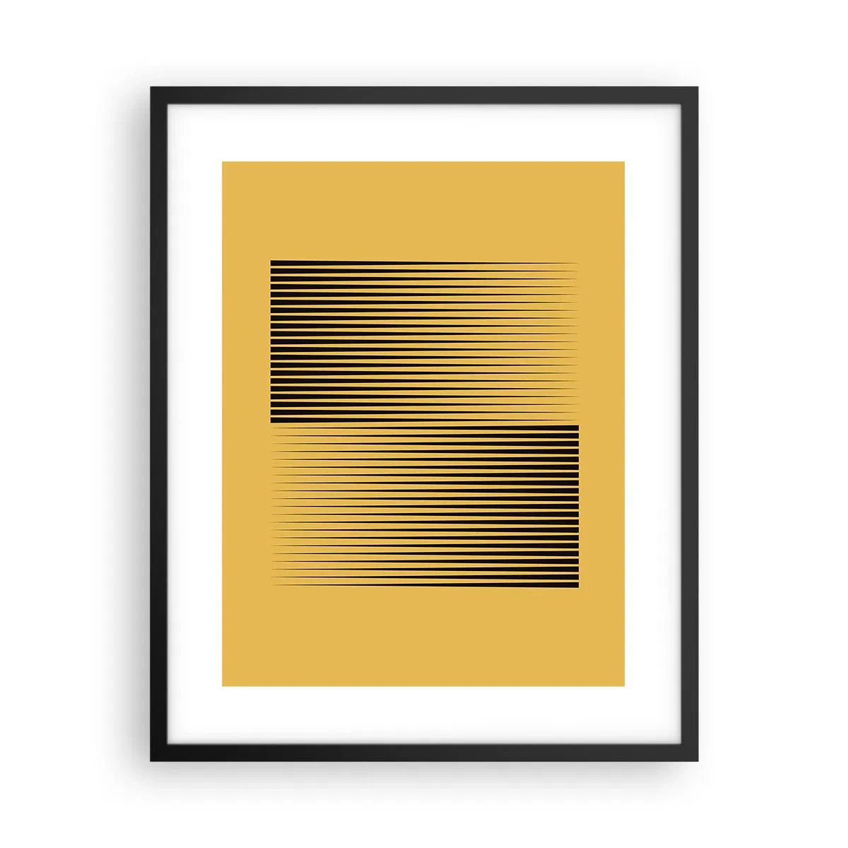 Plakat w czarnej ramie - Kwadratura przeciwieństw - 40x50 cm