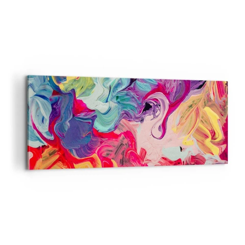 Obraz na płótnie - Narodziny barw - 100x40 cm