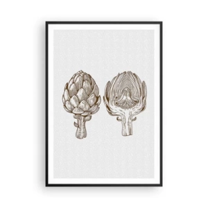 Plakat w czarnej ramie - Lekcja anatomii - 70x100 cm