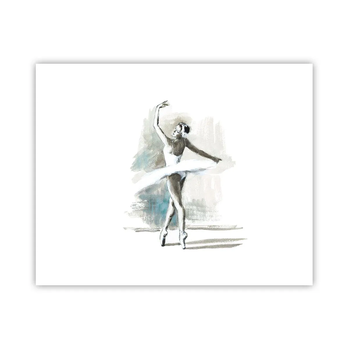 Plakat - Zaklęta w łabędzia - 50x40 cm