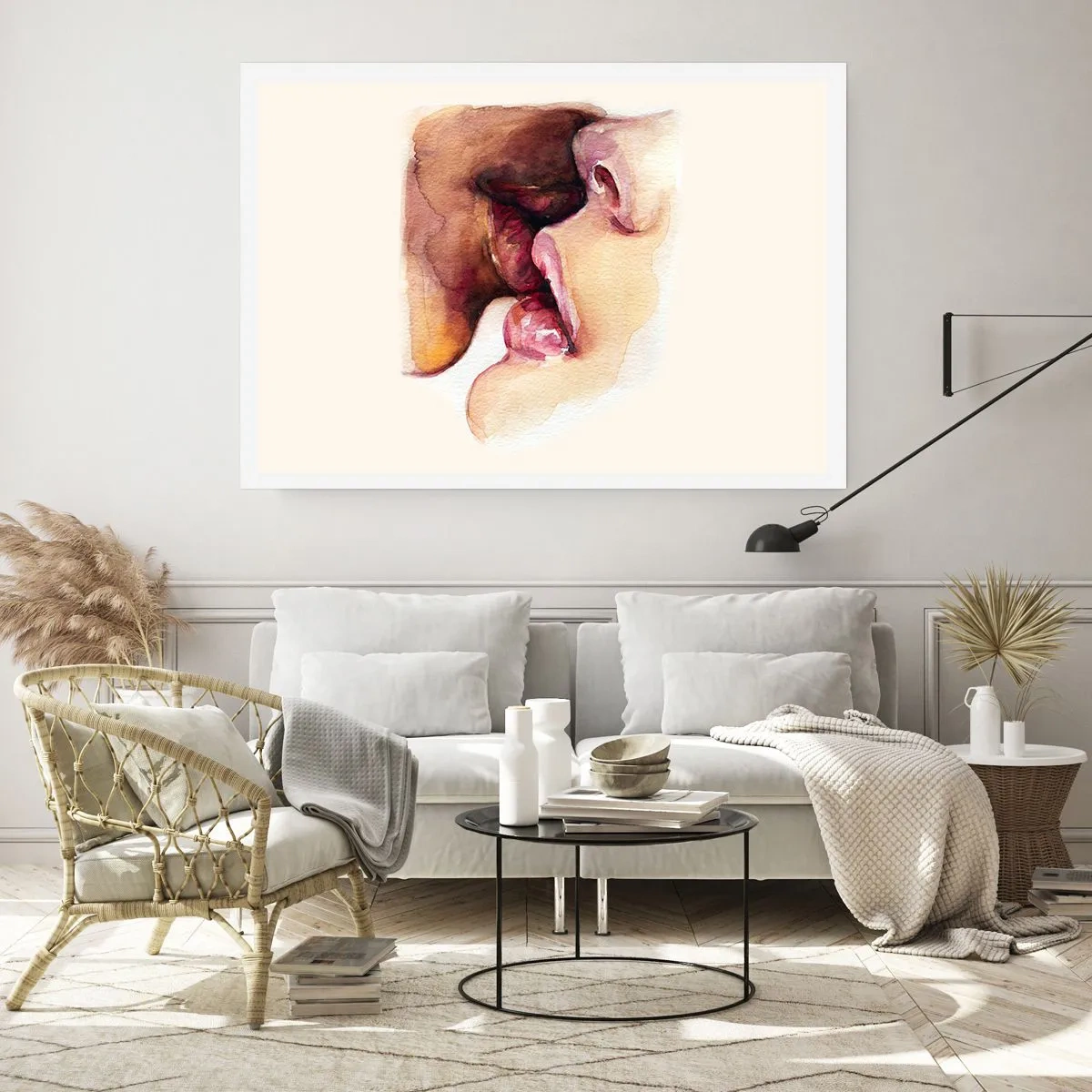 Plakat - Jak noc i dzień, ziemia i niebo - 91x61 cm