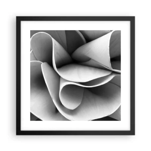 Plakat w czarnej ramie - Dzieje się w przestrzeni - 40x40 cm