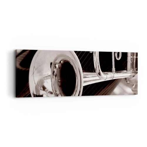 Obraz na płótnie - Muzyczna podróż do lat 30. - 90x30 cm