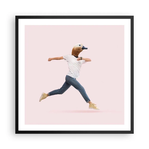 Plakat w czarnej ramie - Szczypta absurdu - 60x60 cm