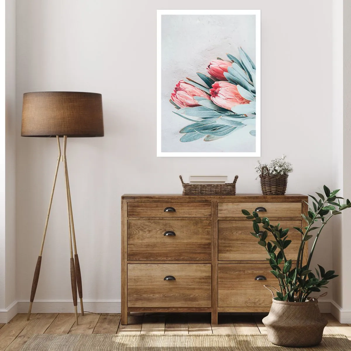 Plakat - Zawstydzone własną urodą - 40x50 cm