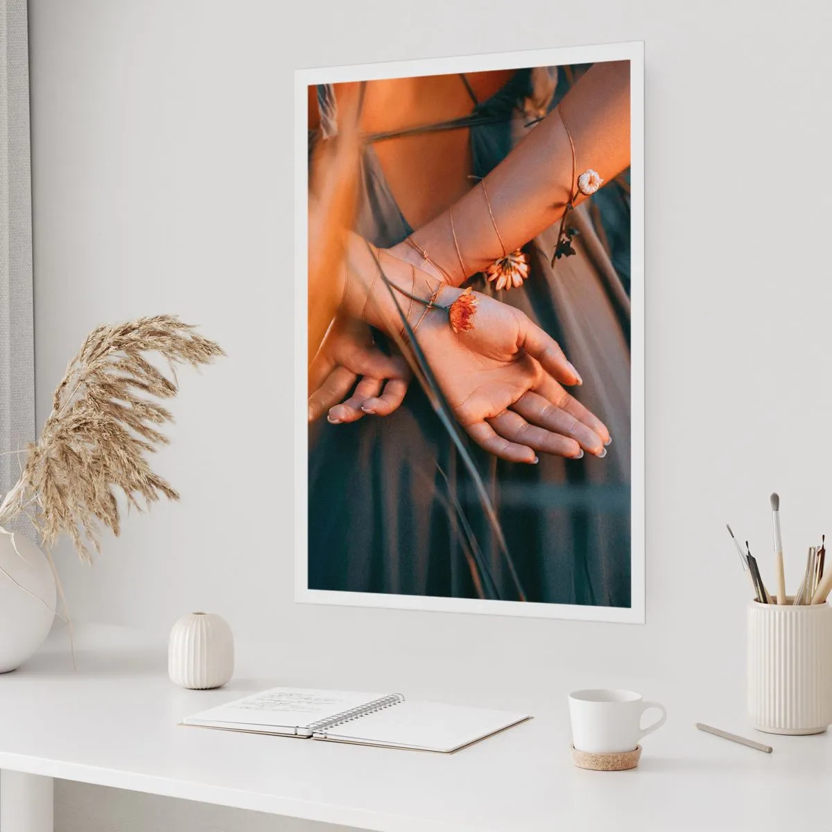 Plakat - Związana z naturą - 70x100 cm