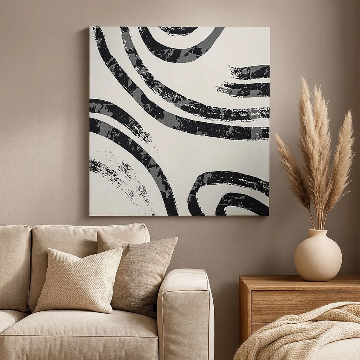 Obraz na płótnie - W pół zatrzymany - 30x30 cm