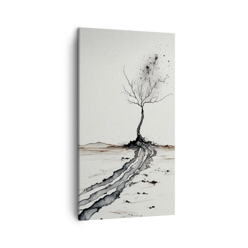 Obraz na płótnie - Zimowa melancholia - 45x80 cm