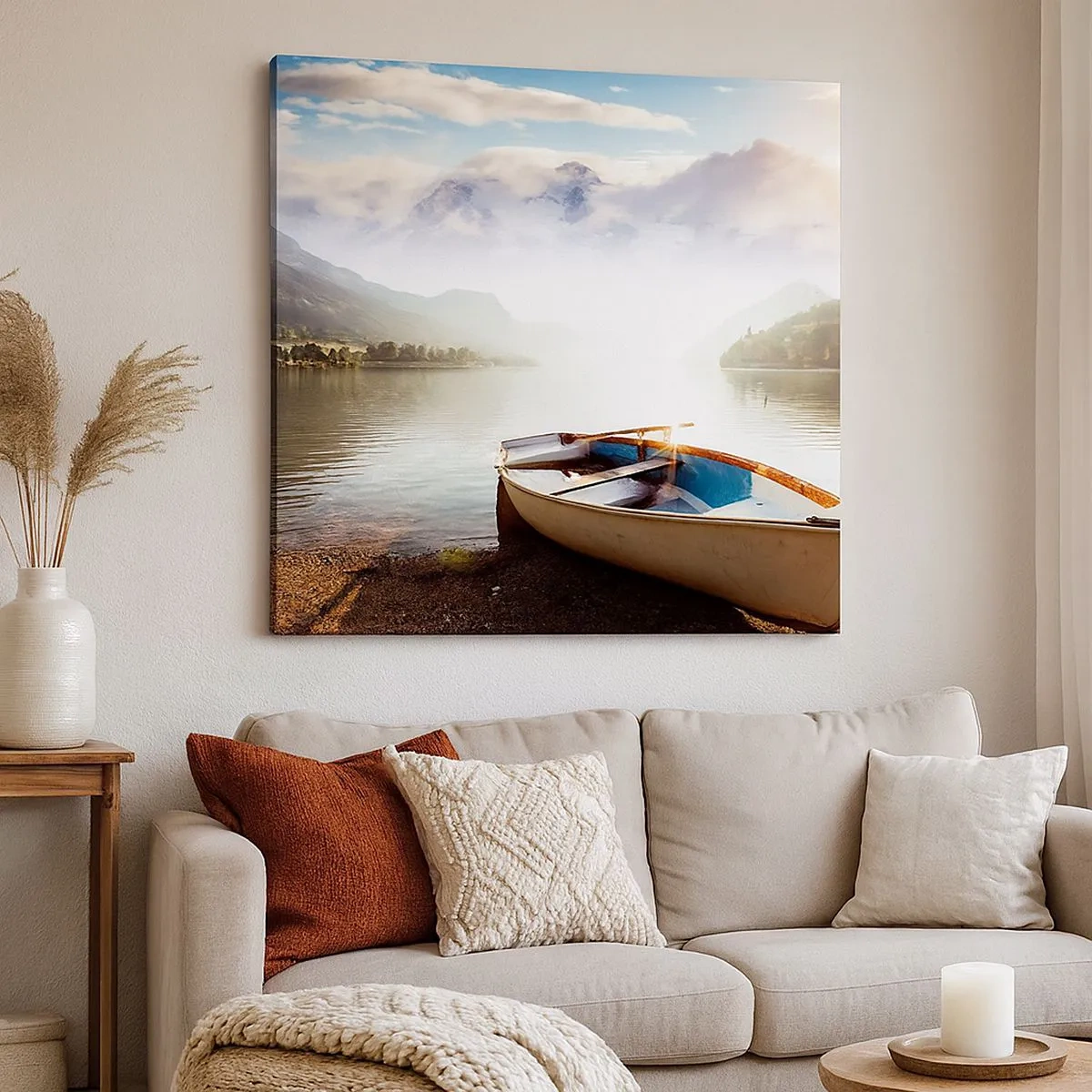 Obraz na płótnie - Nad wodą wielką i czystą - 30x30 cm