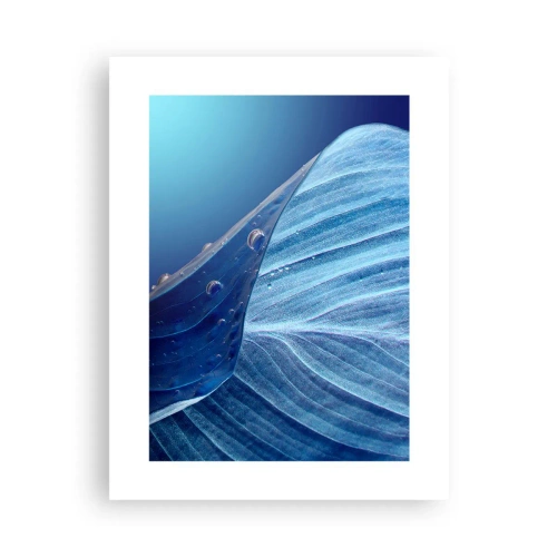 Plakat - Ukryte krople błękitu - 30x40 cm