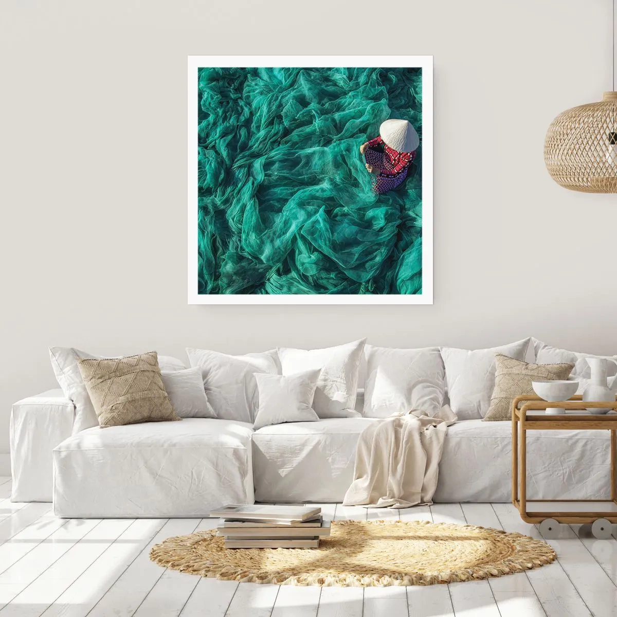 Plakat - W morzu sieci - 30x30 cm