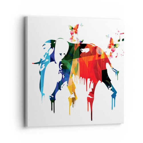 Obraz na płótnie - Tańczyć każdy może - 30x30 cm