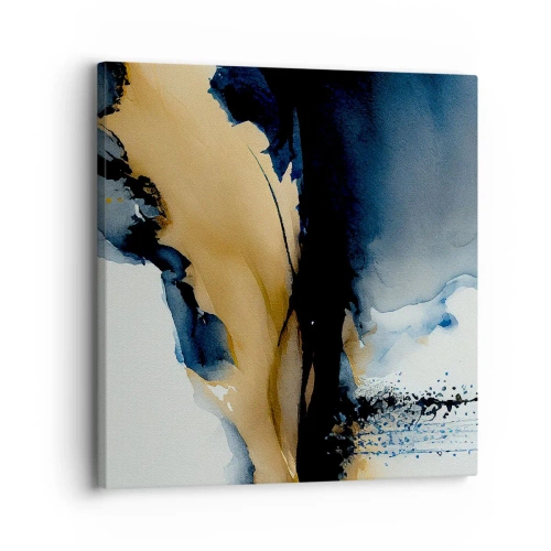 Obraz na płótnie - Za zasłoną - 30x30 cm