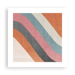 Plakat - Kompozycja diagonalna – ruch - 40x40 cm