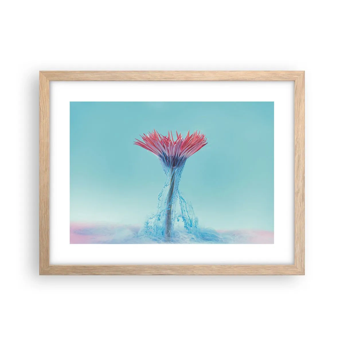 Plakat w ramie jasny dąb - W ożywczym objęciu - 40x30 cm