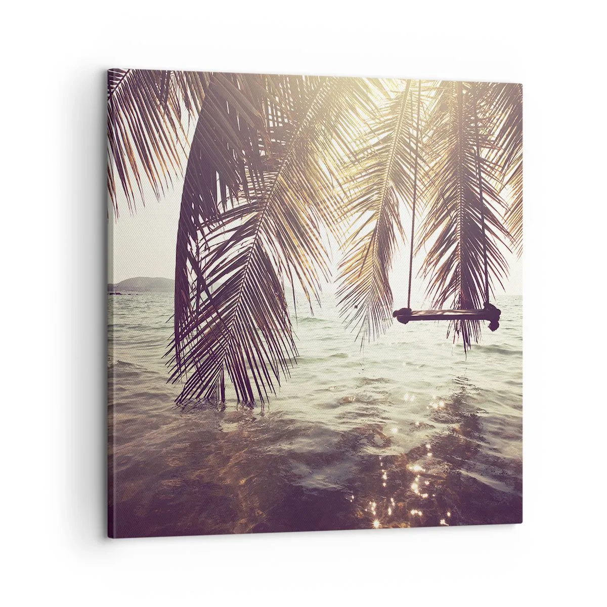 Obraz na płótnie - Można bujać w obłokach do woli - 60x60 cm