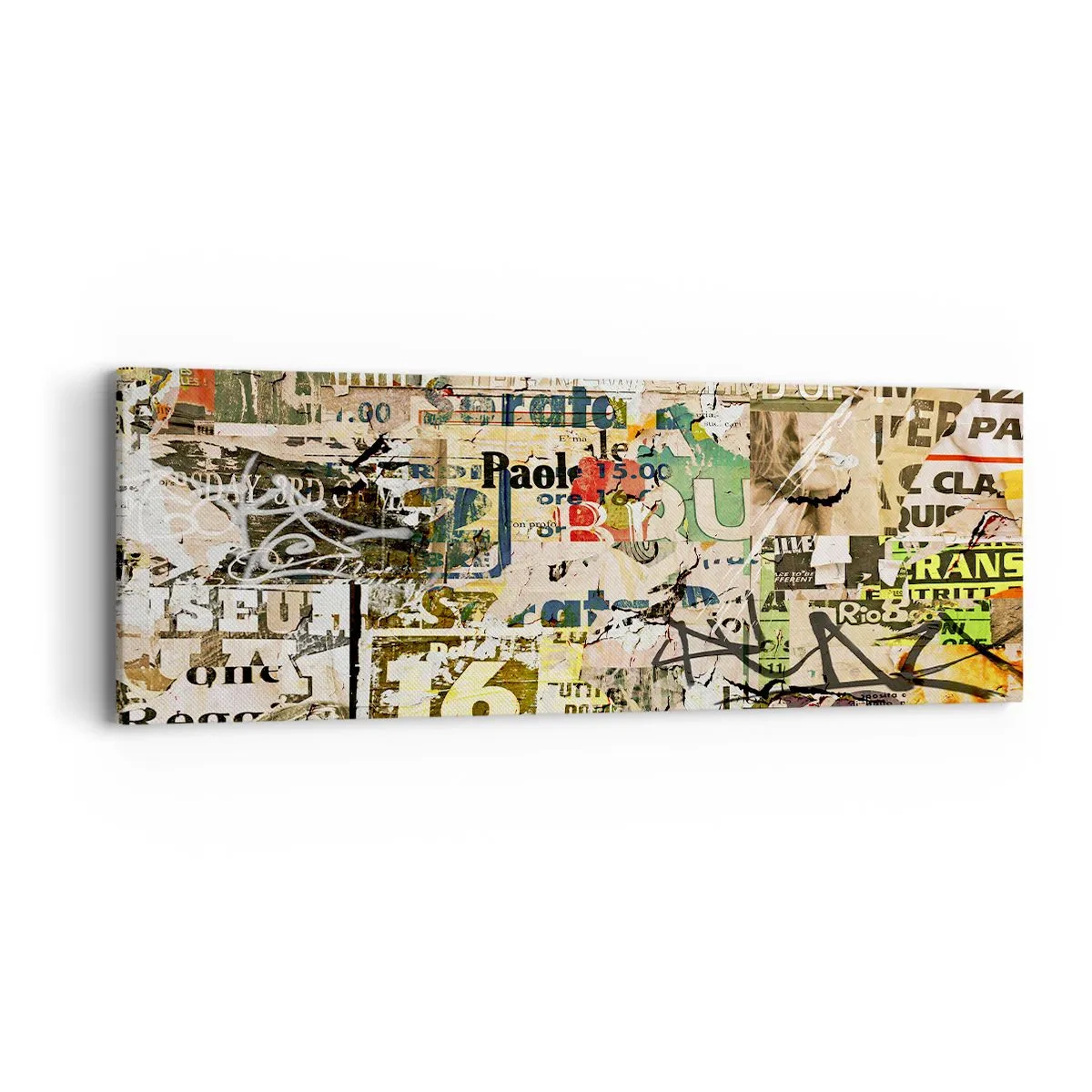 Obraz na płótnie - Oj, dzieje się… - 90x30 cm