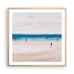 Plakat w ramie jasny dąb - Naturalna potrzeba - 60x60 cm