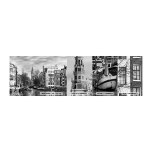 Fototapeta Próbka Samoprzylepna Deluxe Sticker - Amsterdamskie klimaty - Miasto, Amsterdam, Architektura - 100x30 cm