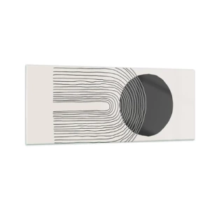 Obraz na szkle - Drżenie i pewność - 100x40 cm