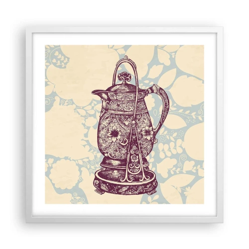 Plakat w białej ramie - Uroda codzienności - 50x50 cm