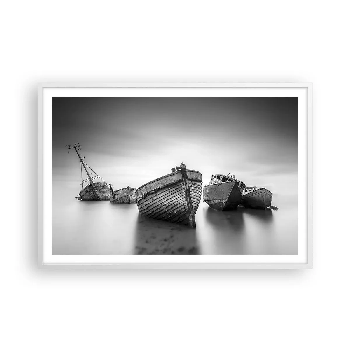 Plakat w białej ramie - Już tylko wspomnienia… - 91x61 cm