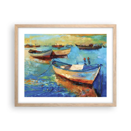 Plakat w ramie jasny dąb - W południowej zatoce - 50x40 cm