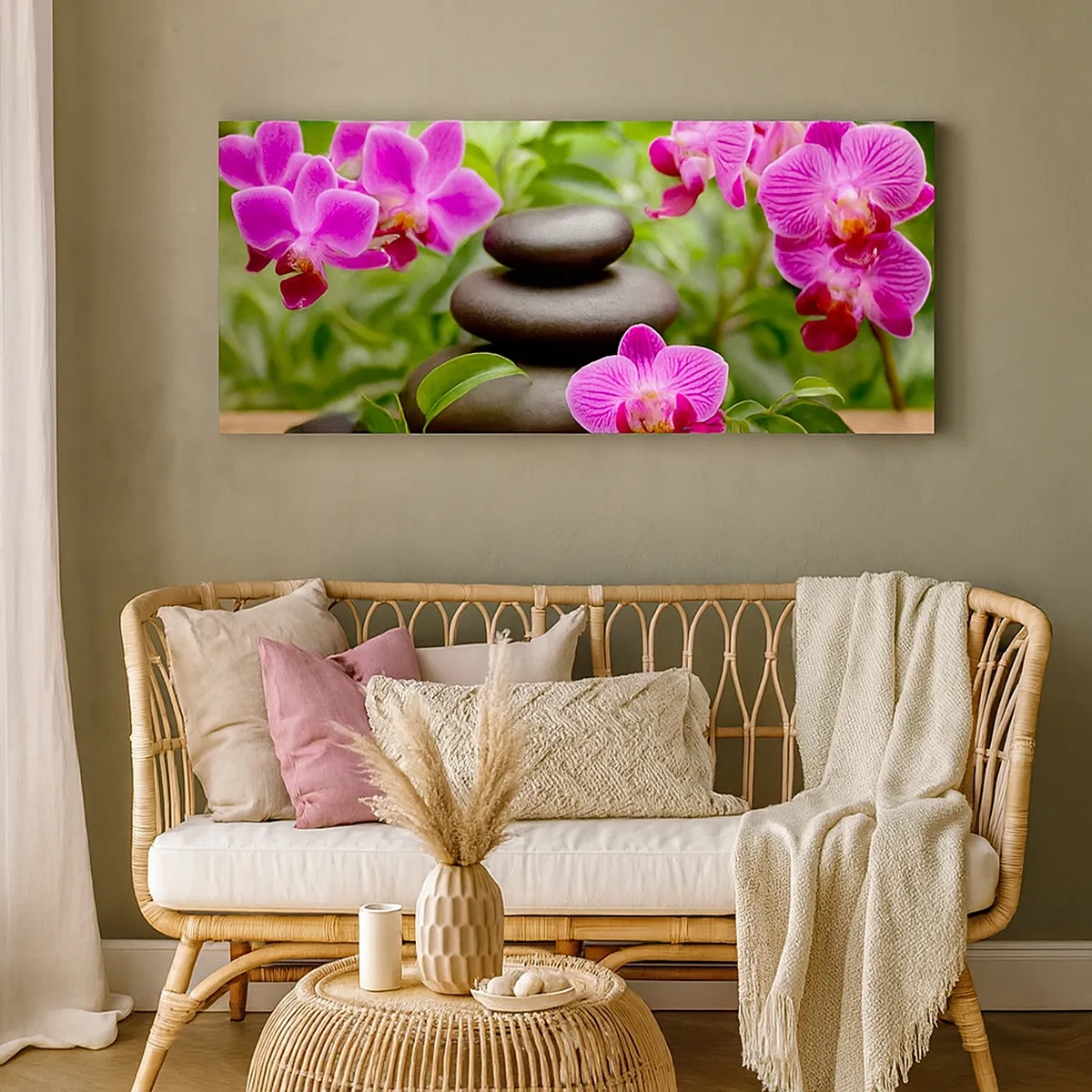 Obraz na płótnie - Piramida spokoju - 30x30 cm