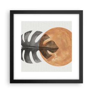 Plakat w czarnej ramie - Zawsze słońce - 30x30 cm