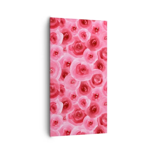 Obraz na płótnie - Róże na dole i na górze - 65x120 cm