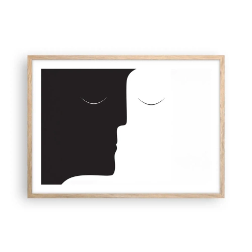 Plakat w ramie jasny dąb - Jedność przeciwieństw - 70x50 cm