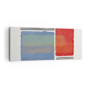 Obraz na płótnie - Duch i litera geometrii - 100x40 cm