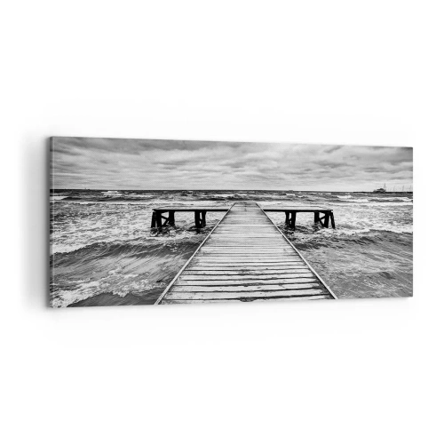 Obraz na płótnie - Czekam na wiatr, co rozgoni… - 100x40 cm