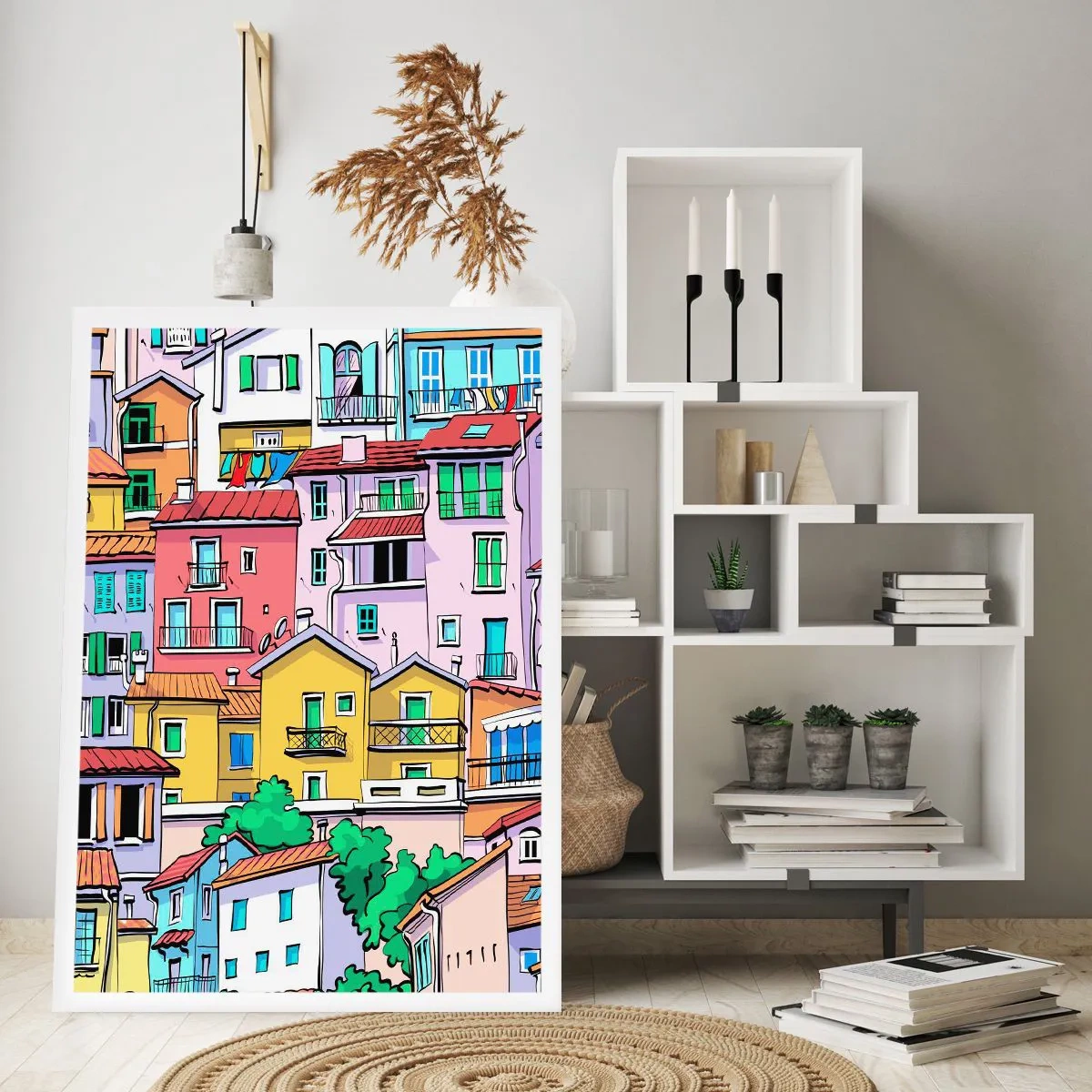 Plakat - Wesołe miasto - 70x100 cm